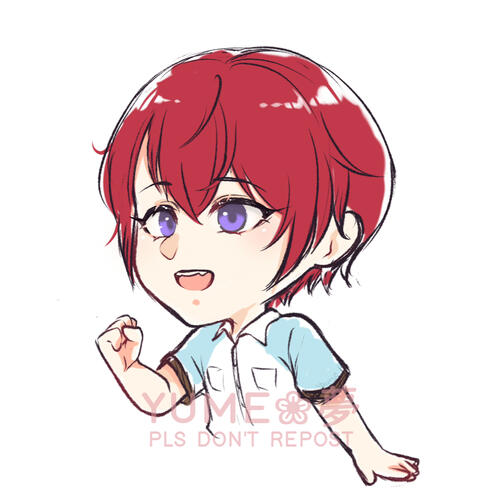 Simple colored sketch